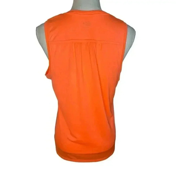 Champion Women’s Large Vibrant‎ Orange Loose V-Neck Workout Tank - Picture 3 of 6